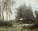 Der Treffpunkt-Brücke - Jean-Baptiste-Camille Corot — Ansicht des Kunstwerks