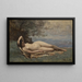 Bacchante au bord de la mer - Jean-Baptiste-Camille Corot — framed artwork on a wall