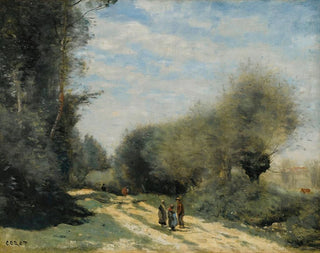 JeanBaptisteCamille Corot - CrcyEnBrie  Route Dans La Campagne.webp