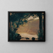 Il lago di Nemi - Jean-Baptiste-Camille Corot — quadro incorniciato alla parete