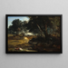 Forest of Fontainebleau - Jean-Baptiste-Camille Corot — framed artwork on a wall