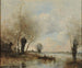 Die Fischerei mit Boot bei Weiden - Jean-Baptiste-Camille Corot — Ansicht des Kunstwerks