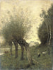 Paesaggio con salici piangenti - Jean-Baptiste-Camille Corot — vista dell’opera
