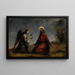 The Christ in the Garden of Olives - Jean-Baptiste-Camille Corot — framed artwork on a wall