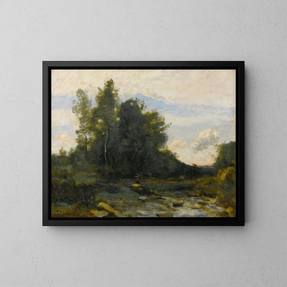 JeanBaptisteCamille Corot - Le Torrent Pierreux.webp