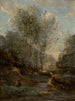 Le Vallon des Chèvres Souvenir du Lac de Garde - Jean-Baptiste-Camille Corot — vista dell’opera