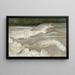 Le Velino La Sortie du Lac de Papigno - Jean-Baptiste-Camille Corot — framed artwork on a wall