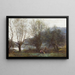 Les Étangs de Ville-d'Avray - Jean-Baptiste-Camille Corot — framed artwork on a wall