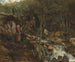 Ein Strom mit einer stehenden Ziege, die läuft - Jean-Baptiste-Camille Corot — Ansicht des Kunstwerks