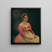 Madame Legois - Jean-Baptiste-Camille Corot — quadro incorniciato alla parete