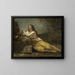 Madeleine in preghiera - Jean-Baptiste-Camille Corot — quadro incorniciato alla parete