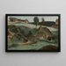 Morvan, Petit Moulin - Jean-Baptiste-Camille Corot — gerahmtes Bild an der Wand