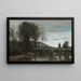 Teich in Ville-d'Avray - Jean-Baptiste-Camille Corot — gerahmtes Bild an der Wand