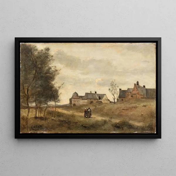Saint-Servan - Jean-Baptiste-Camille Corot — quadro incorniciato alla parete