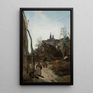 JeanBaptisteCamille Corot - Semur le chemin dglise.webp