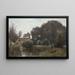 Souvenir of the Villa Borghèse - Jean-Baptiste-Camille Corot — framed artwork on a wall