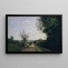 Les Environs de Paris - Jean-Baptiste-Camille Corot — framed artwork on a wall
