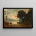Le Souvenir de Riva - Jean-Baptiste-Camille Corot — gerahmtes Bild an der Wand