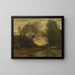L'Étang à l'entrée des bois - Jean-Baptiste-Camille Corot — quadro incorniciato alla parete