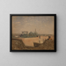 Le mura di Arras - Jean-Baptiste-Camille Corot — quadro incorniciato alla parete