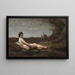 The Rest - Jean-Baptiste-Camille Corot — framed artwork on a wall