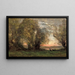 The Fisherman, Evening Effect - Jean-Baptiste-Camille Corot — framed artwork on a wall