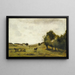 View near Épernon - Jean-Baptiste-Camille Corot — framed artwork on a wall