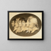 Portrait de profil d'Augustin et de sa famille - Jean-Baptiste-Jacques Augustin — gerahmtes Bild an der Wand