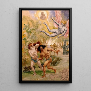 JeanBaptiste Cariven - Eve and Adam expelled from Paradise.webp