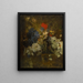 Fiori dei campi Papavero margherita e fiordaliso - Jean-Baptiste Carpeaux — quadro incorniciato alla parete