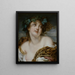 Bacchante - Jean-Baptiste Greuze — gerahmtes Bild an der Wand