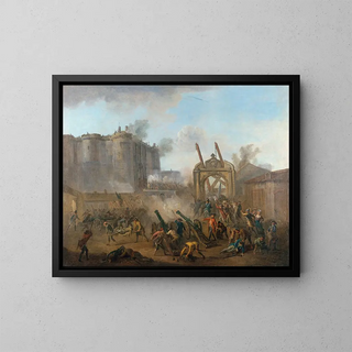 JeanBaptiste Lallemand - La prise de la Bastille le 14 juillet 1789.webp