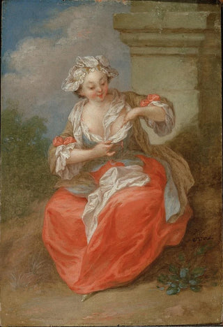 JeanBaptiste Lebel - Young Girl Chasing Fleas.webp