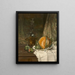 Naturstillleben mit Melone, Feigen und Karaffe - Jean-Baptiste Olive — gerahmtes Bild an der Wand