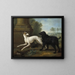 Misse e Luttine - Jean-Baptiste Oudry — quadro incorniciato alla parete