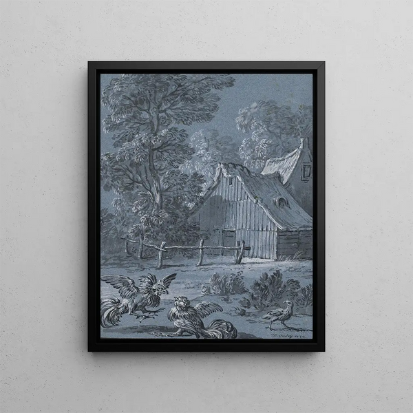 JeanBaptiste Oudry - The Partridge and the Cocks.webp