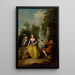 Ein ländliches Konzert - Jean-Baptiste Pater — gerahmtes Bild an der Wand