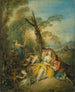 Die interessante Unterhaltung - Jean-Baptiste Pater — Ansicht des Kunstwerks