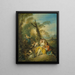 Die interessante Unterhaltung - Jean-Baptiste Pater — gerahmtes Bild an der Wand