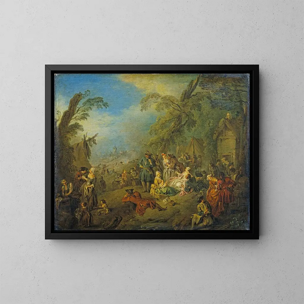 Le Vivandières de Brest - Jean-Baptiste Pater — quadro incorniciato alla parete