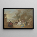 auf der Terrasse - Jean-Baptiste Pater — gerahmtes Bild an der Wand