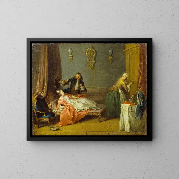 Le Boudoir - Jean-Baptiste Pater — quadro incorniciato alla parete