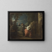 Der geschlagene und zufriedene Ehemann - Jean-Baptiste Pater — gerahmtes Bild an der Wand