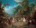 La Foire à Bezons - Jean-Baptiste Pater — vista dell’opera