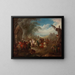 Truppen in Bewegung - Jean-Baptiste Pater — gerahmtes Bild an der Wand