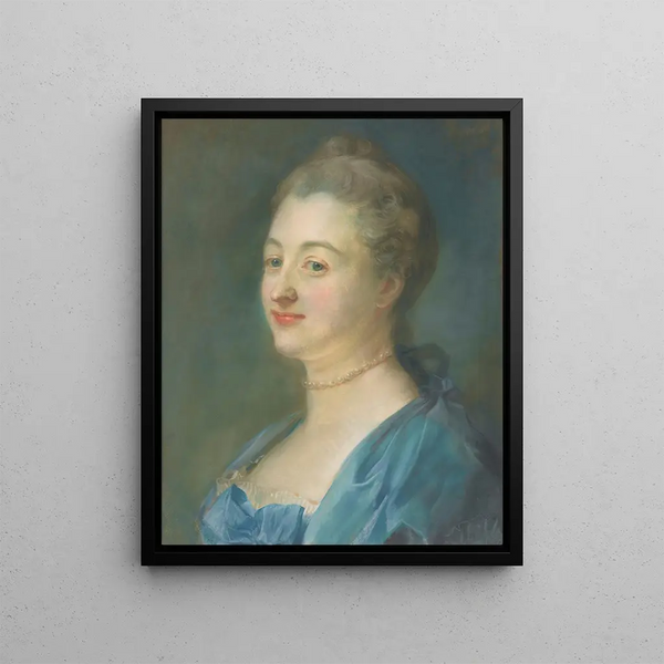 JeanBaptiste Perronneau - Portrait Of Mme Le Moyne Ne Marie Jeanne Doru Aged 32.webp