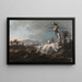 Paesaggio roccioso - Jean-Baptiste Pillement — quadro incorniciato alla parete