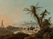 di pastori di capre in un paesaggio roccioso - Jean-Baptiste Pillement — vista dell’opera