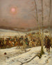 Cosaques attaccati dalla guardia d'onore durante la campagna di Russia di Napoleone - Jean-Baptiste Édouard Detaille — vista dell’opera