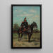 Ufficiale dei dragoni a cavallo - Jean-Baptiste Édouard Detaille — quadro incorniciato alla parete